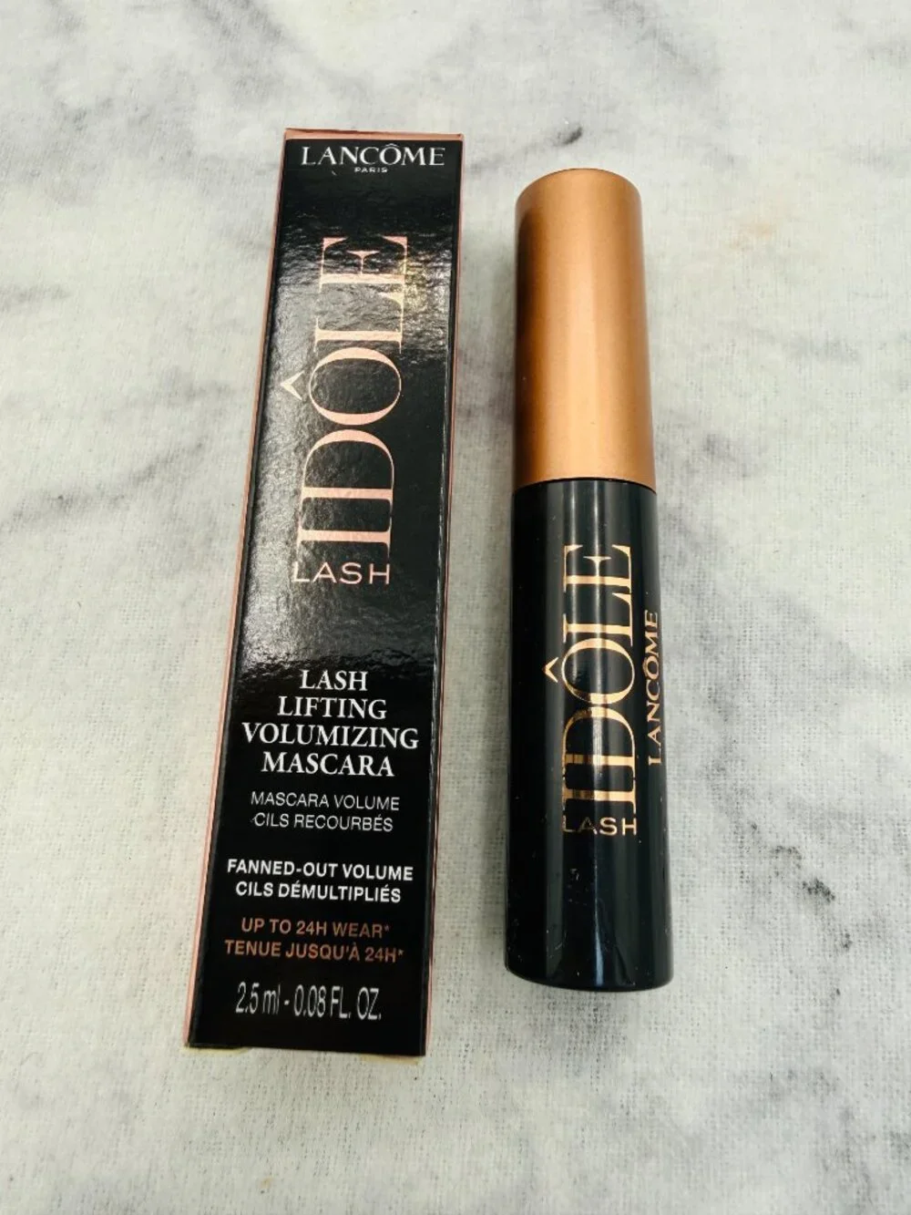 Lancome Beauty Gift Set-IDOLE LASH Volume Mascara Black,Travel-2pc-BOXED-NEW